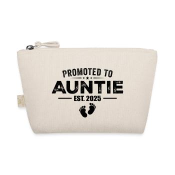 Promoted To Auntie 2025 Funny For New Auntie - Trousse biologique - nature - Devant