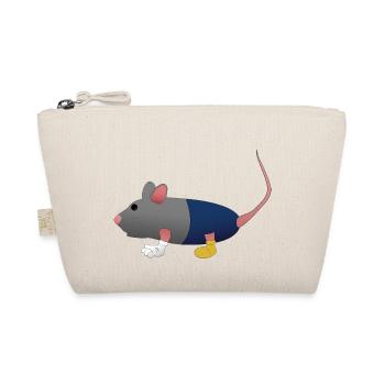 Cute cartoon mouse - Organic Pouch - nature - Front