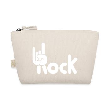 Heavy Metal Hard Rock Musique Cors Geste Logo - Trousse biologique - nature - Devant