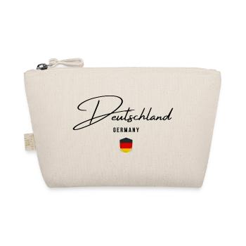 Flagge Deutschlands, deutscher Stolz - Bio-Täschchen - Natur - Vorne