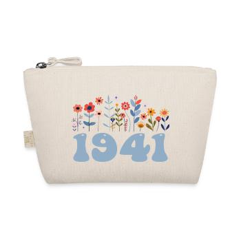1941 Floral Pattern 1941 Floral Theme Flowers 1941 - Organic Pouch - nature - Front
