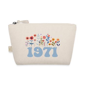 1971 Motif floral 1971 Floral thème Fleurs 1971 - Trousse biologique - nature - Devant