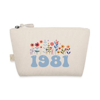 1981 Motif floral 1981 Floral thème Fleurs 1981 - Trousse biologique - nature - Devant