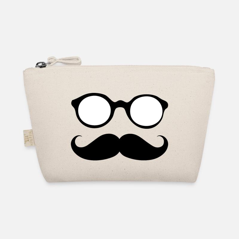 Schnurrbart Bio-Täschchen