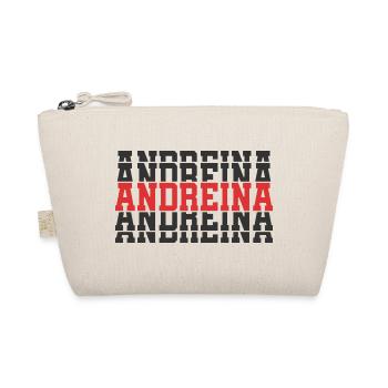 Andreina t-shirt t-shirt cadeau texte empilé - Trousse biologique - nature - Devant