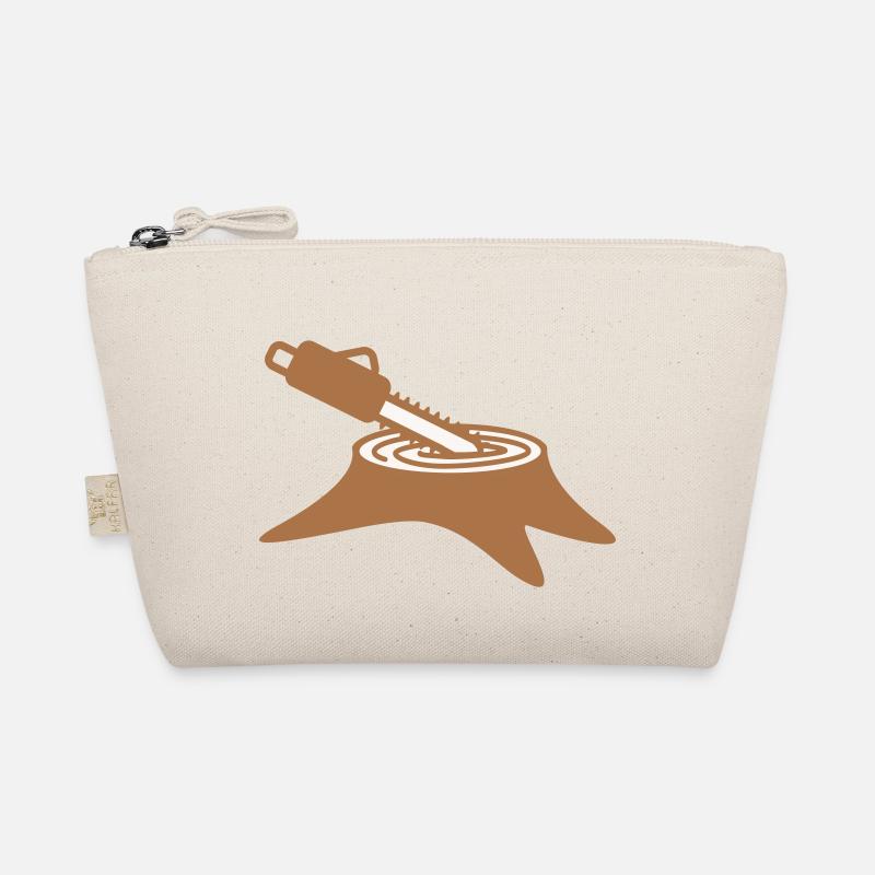tronçonneuse abattage d’arbre bûcheron forêt souche bois Trousse biologique