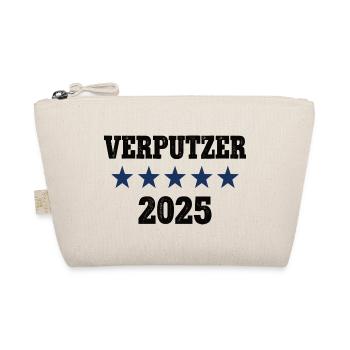 2025 Verputzer Beruf Stuckateur Job Arbeit Lehre - Bio-Täschchen - Natur - Vorne