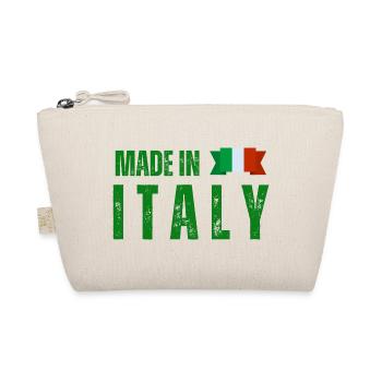 Made in Italy, italienischer Stolz - Bio-Täschchen - Natur - Vorne