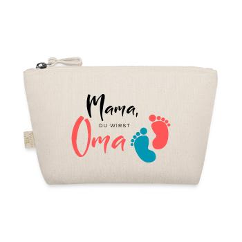 Mom, you're going to be a grandma - Organic Pouch - nature - Front