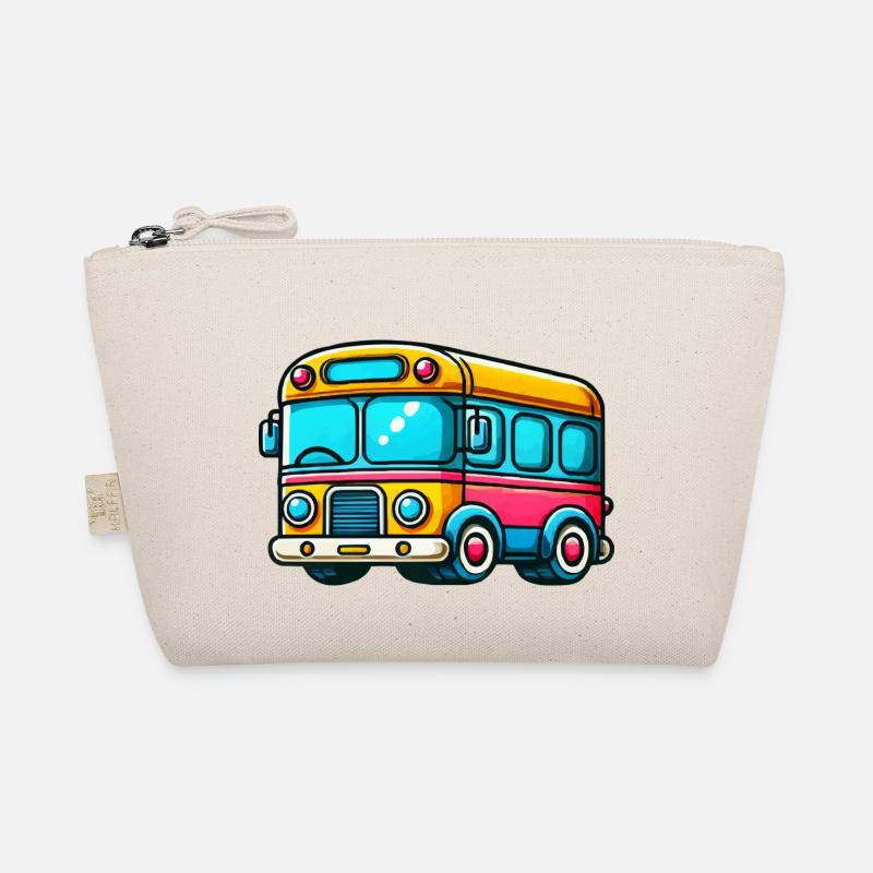 bus comic Bio-Täschchen