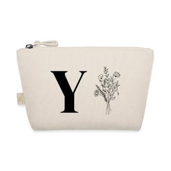 Minimalist Flowers - Organic Pouch - nature - Front