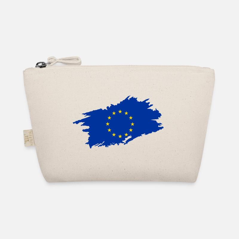 Flagge der Europäischen Union - Bio-Täschchen - Natur