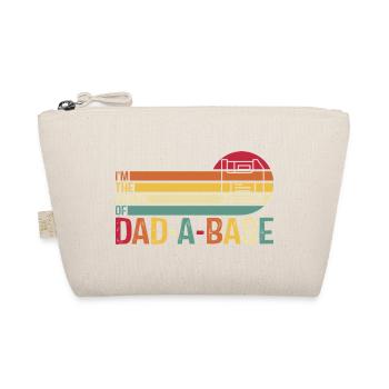 Retro Dad-A-Base Sunset Illustration - Organic Pouch - nature - Front