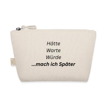 Mach_ich_spaeter - Organic Pouch - nature - Front