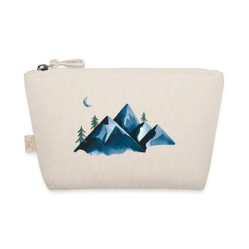 Moonlit Mountain Landscape - Organic Pouch - nature - Front