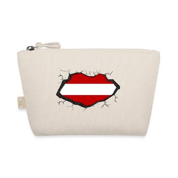 Austria Flag - Organic Pouch - nature - Front