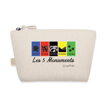 The 5 cycling monuments - Organic Pouch - nature - Front