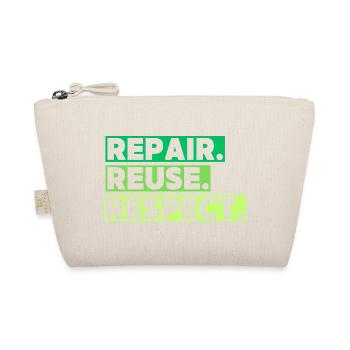 An ecological theme with a message - Organic Pouch - nature - Front