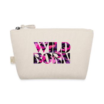Camouflage Pink World Message Design - Bio-Täschchen - Natur - Vorne