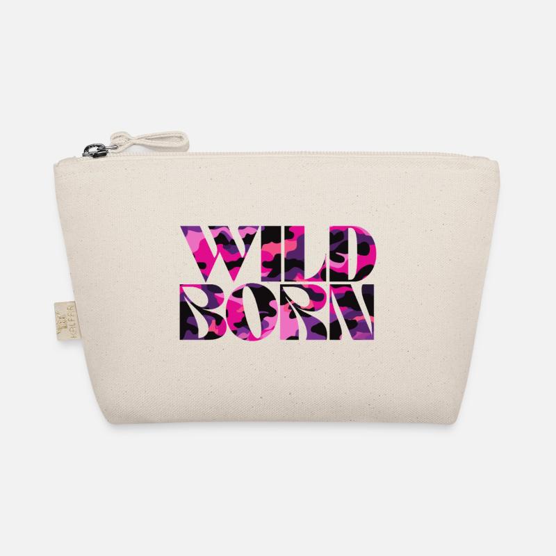 Camouflage Pink World Message Design Bio-Täschchen
