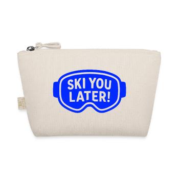 Ski goggles – Ski You Later! - Organic Pouch - nature - Front