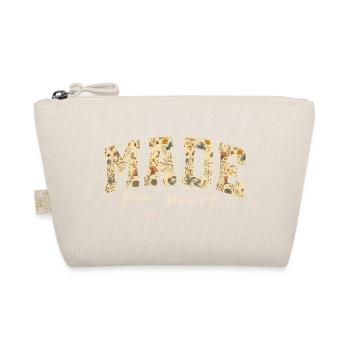 Made for More Bible Quote Blossoms - Organic Pouch - nature - Front