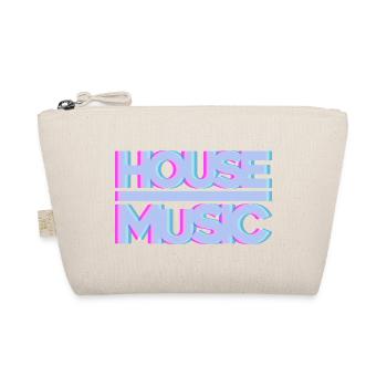 House Music EDM Glow - Organic Pouch - nature - Front