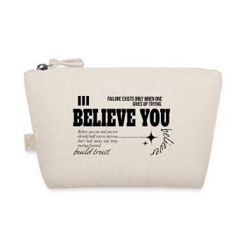 Believe You - Bio-Täschchen - Natur - Vorne