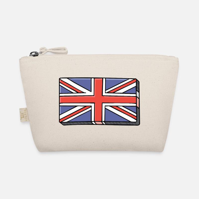 Union Jack Ziegel - Bio-Täschchen - Natur