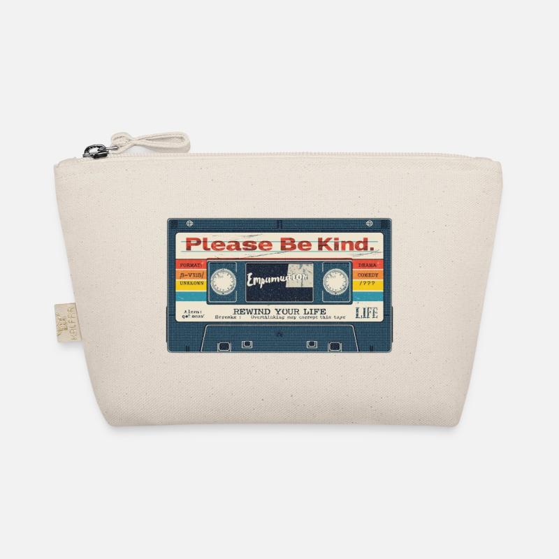 Please Be Kind Tape Aesthetic Organic Pouch
