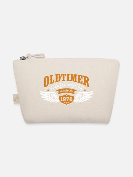 Oldtimer Modell 1976 | Geburtstag Geschenk Cap - Bio-Täschchen - Natur