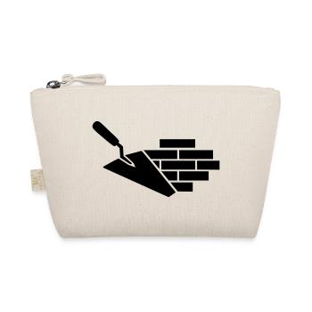 Maurer logo with trowel & brick - Organic Pouch - nature - Front