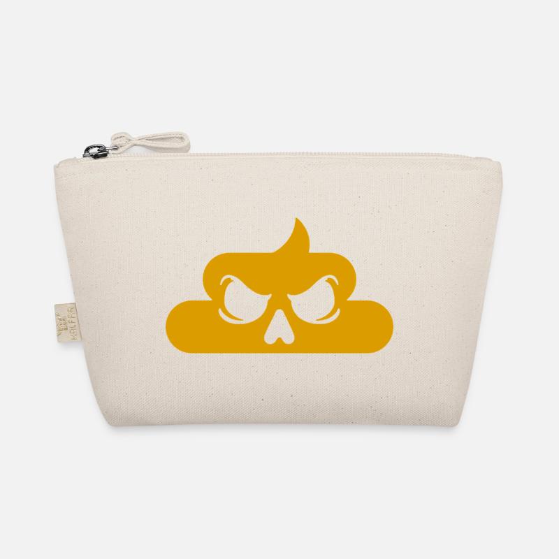 Skull Poo Icon Organic Pouch