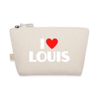 J’adore Louis Red Heart Déclaration rétro - Trousse biologique - nature - Devant