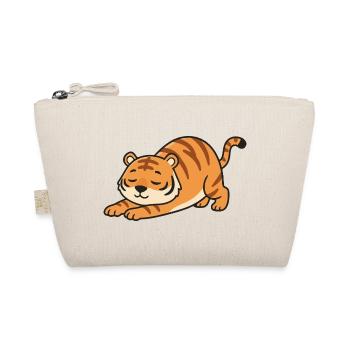 Pose d’étirement du tigre de Kawaii - Trousse biologique - nature - Devant