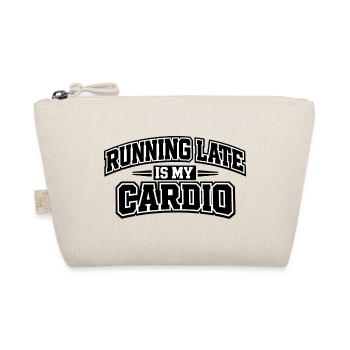 Running Late Is My Cardio Saying College - Organic Pouch - nature - Front