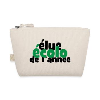 Distinction Elue Ecolo Année Typo - Trousse biologique - nature - Devant