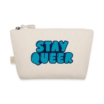 stay queer - Organic Pouch - nature - Front