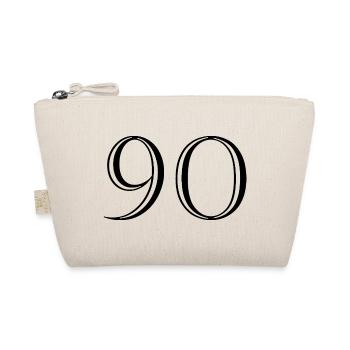 90. 90 ANS. 90e ANNIVERSAIRE. ANNIVERSAIRE 90 ANS. - Trousse biologique - nature - Devant