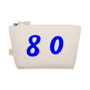 80. 80 YEARS. 80th ANNIVERSARY. 80 YEARS ANNIVERSARY. - Organic Pouch - nature - Front