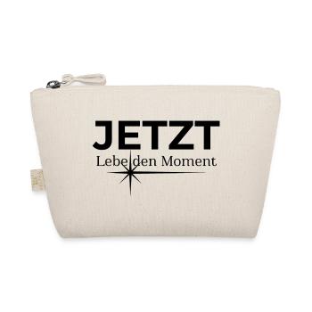 JETZT – Lebe den Moment - Bio-Täschchen - Natur - Vorne