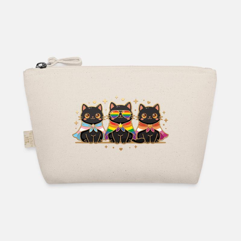 Pride Month LGBTQ – Rainbow Cats Bio-Täschchen