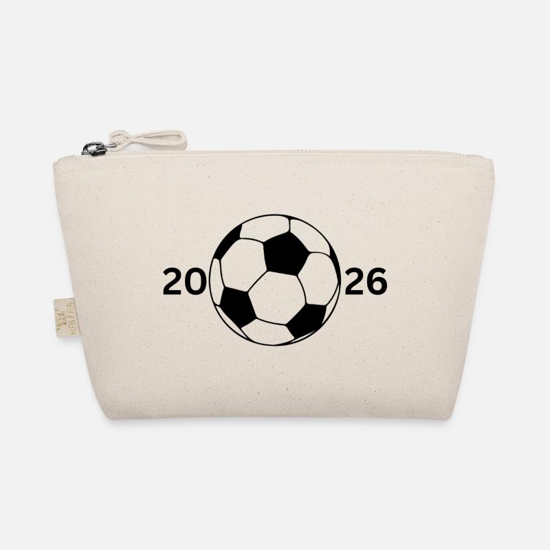 Fußball Fan Design 2026 – Zeig deine Leidenschaft - Bio-Täschchen - Natur