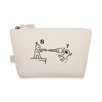 8th Birthday Party 8 Birthday Boy Gift - Organic Pouch - nature - Front