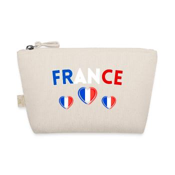 Drapeau France Cadeau Homme Femme France Cadeau - Trousse biologique - nature - Devant