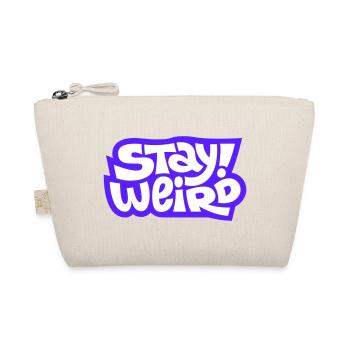 Stay Weird Comic-Schrift Design - Bio-Täschchen - Natur - Vorne