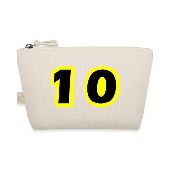 10 Number Symbol - Organic Pouch - nature - Front