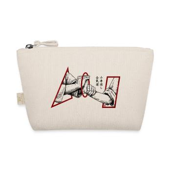 Aikido Technique Kotegaeshi Wrist Lock Budo - Organic Pouch - nature - Front
