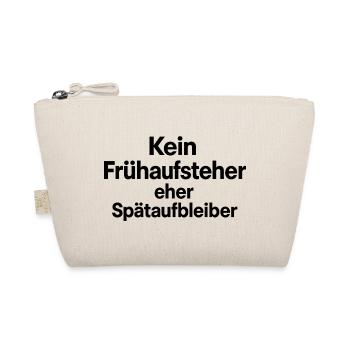 Kein Heilaufsteller Spät Helden - Bio-Täschchen - Natur - Vorne