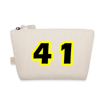 41 Number symbol - Organic Pouch - nature - Front